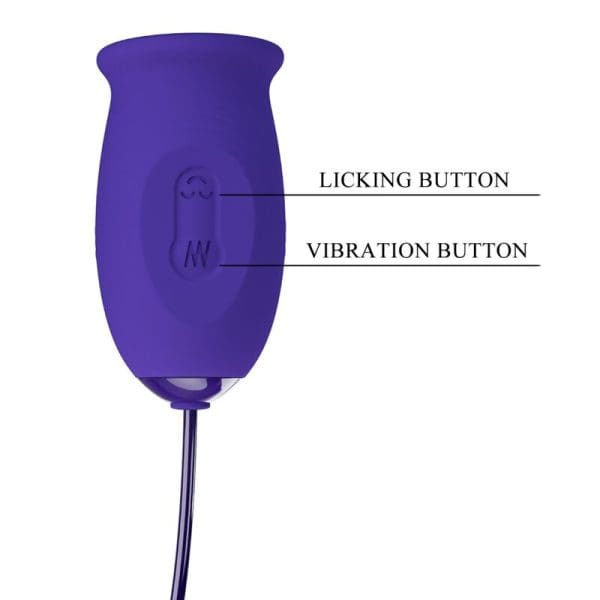 PRETTY LOVE - DAISY YOUTH VIOLET RECHARGEABLE VIBRATOR STIMULATOR 5